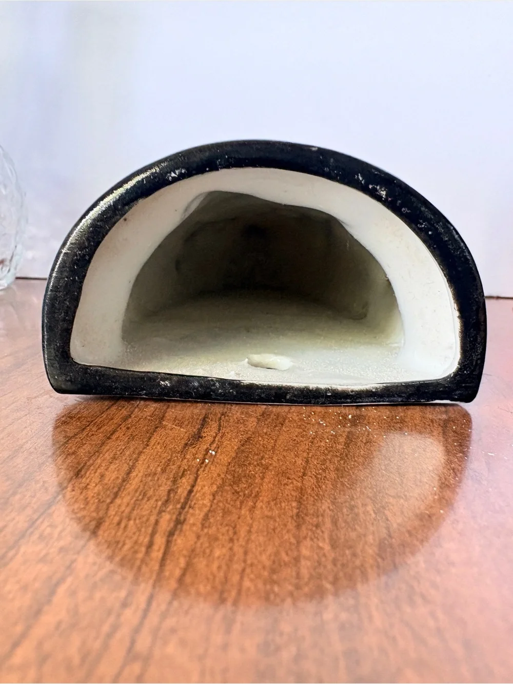 Vintage Hand Painted Ceramic Wall Pocket Vase - Made in Japan